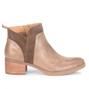 Korks by Kork-Ease Thyone Taupe Ankle Booties, NWOT